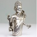 RAR : statueta hindusa "Lakshmi". argint masiv. manufactura. India